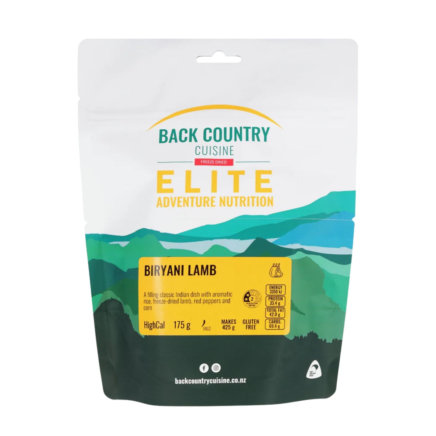 Back Country Cuisine - Elite Biryani Lamb - Regular