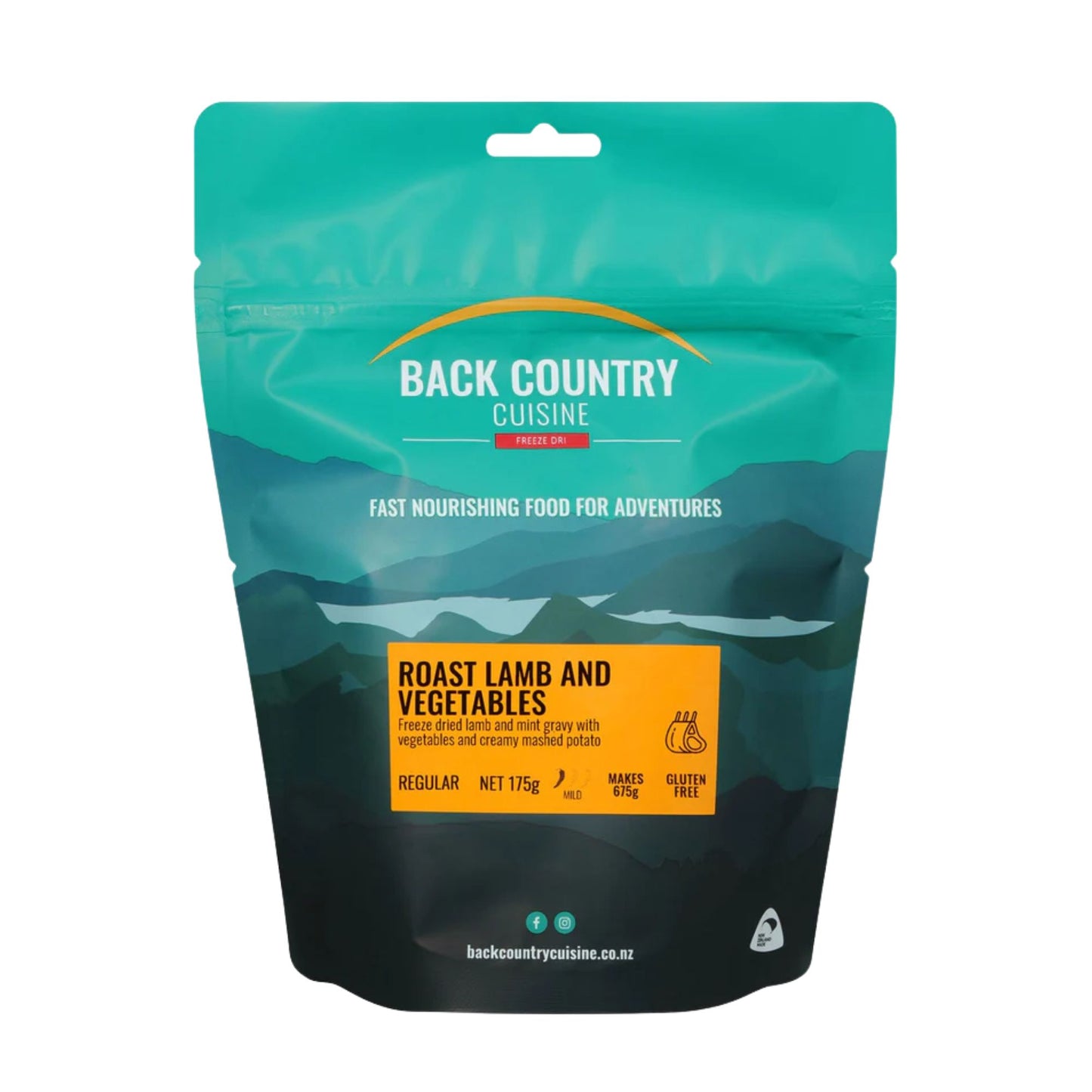 Back Country Cuisine - Roast Lamb & Vegetables - Regular