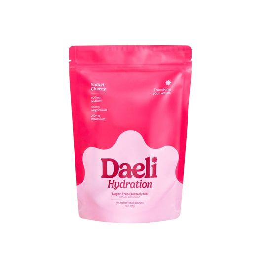 Daeli Hydration - Salted Cherry Electrolyte Powder - 21 x 6g Sachets