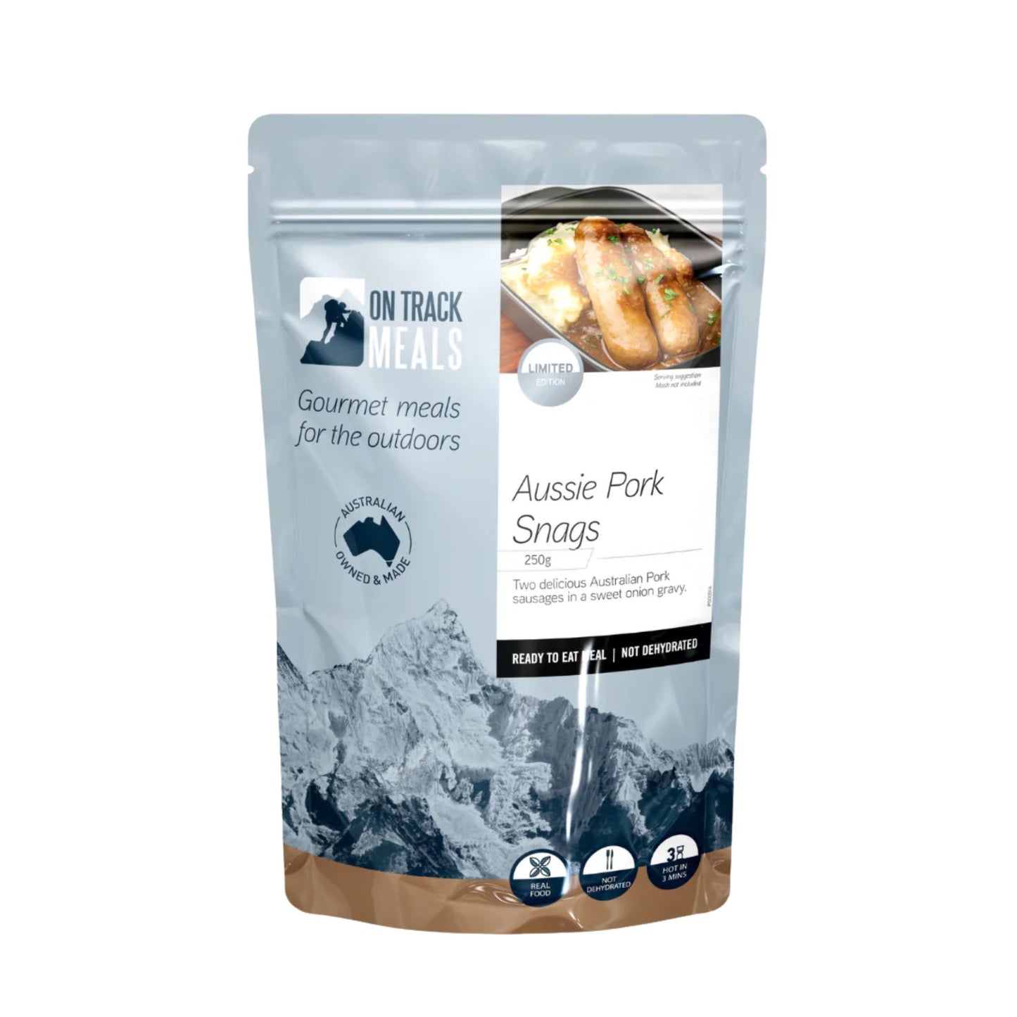 On Track Meals - Aussie Pork Snags - Single
