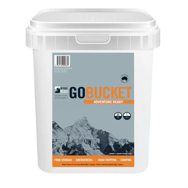On Track Meals - Adventure Ready GoBucket 5 Day Emergency Food Ration Bucket