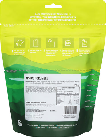 Back Country Cuisine - Apricot Crumble - Regular