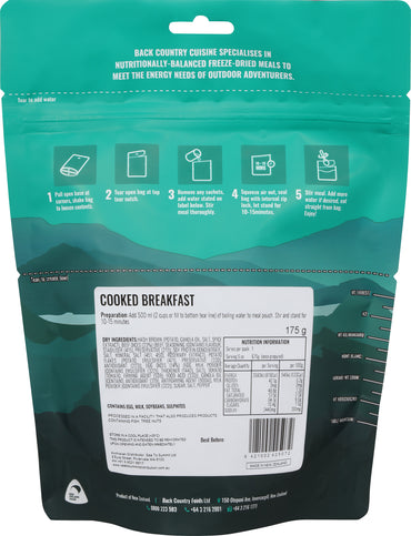 Back Country Cuisine - Cooked Breakfast - Regular