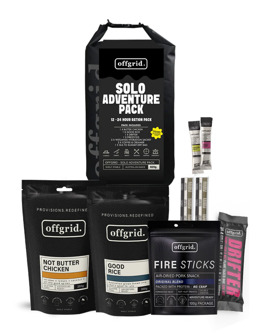 Offgrid - Ultimate Solo Adventure Pack + STS 5L Dry Bag