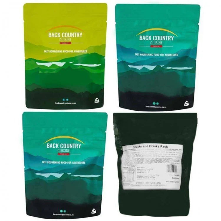 Back Country Cuisine - One Day/24 Hour Ration Packs - Outback