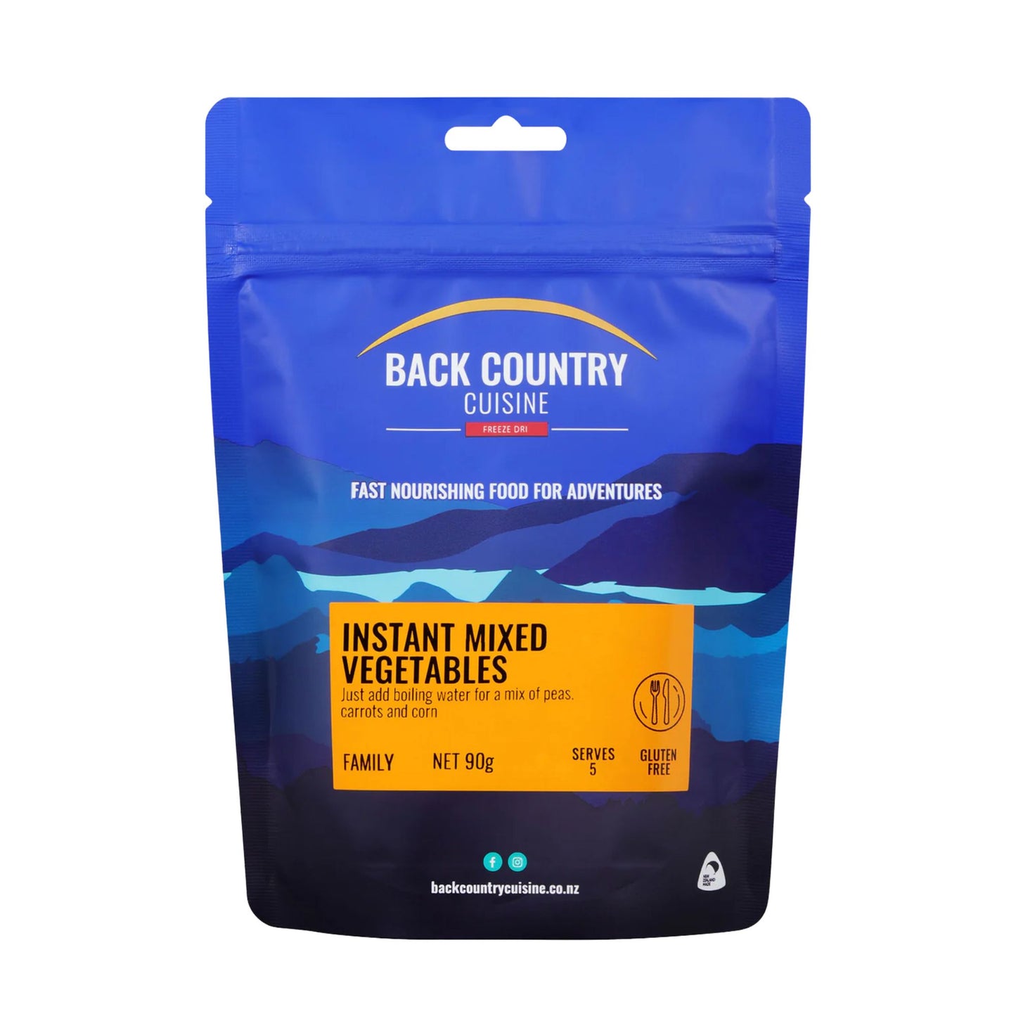 Back Country Cuisine - Instant Mixed Vegetables