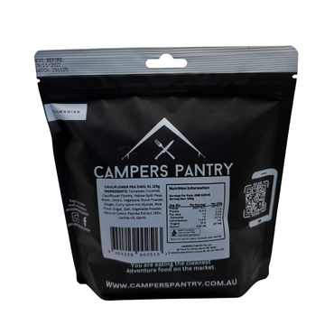Campers Pantry - Cauliflower Pea Dahl - Double