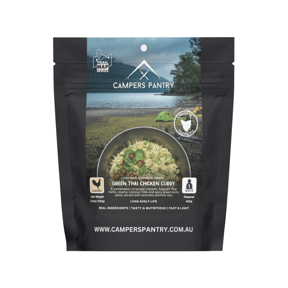 Campers Pantry - Green Thai Chicken Curry - Single