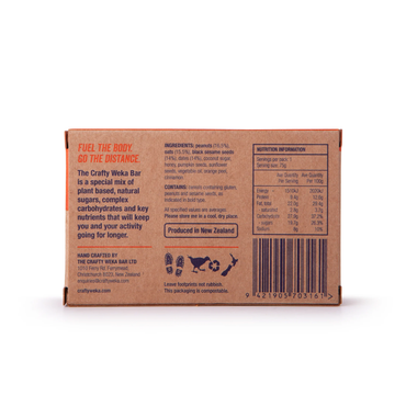 Crafty Weka - Date and Orange Energy Bar