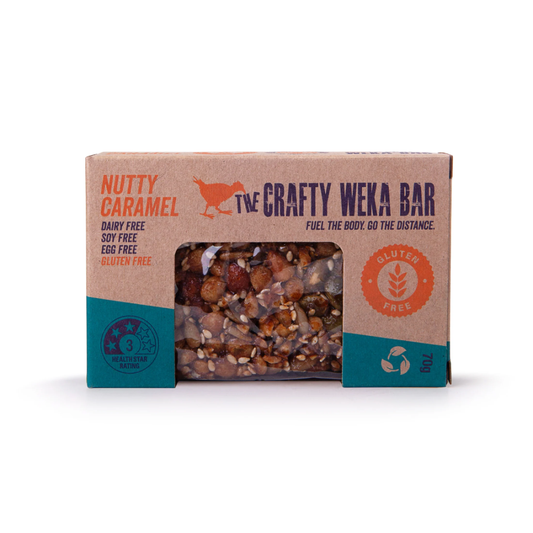 Crafty Weka - Nutty Caramel Gluten Free Energy Bar
