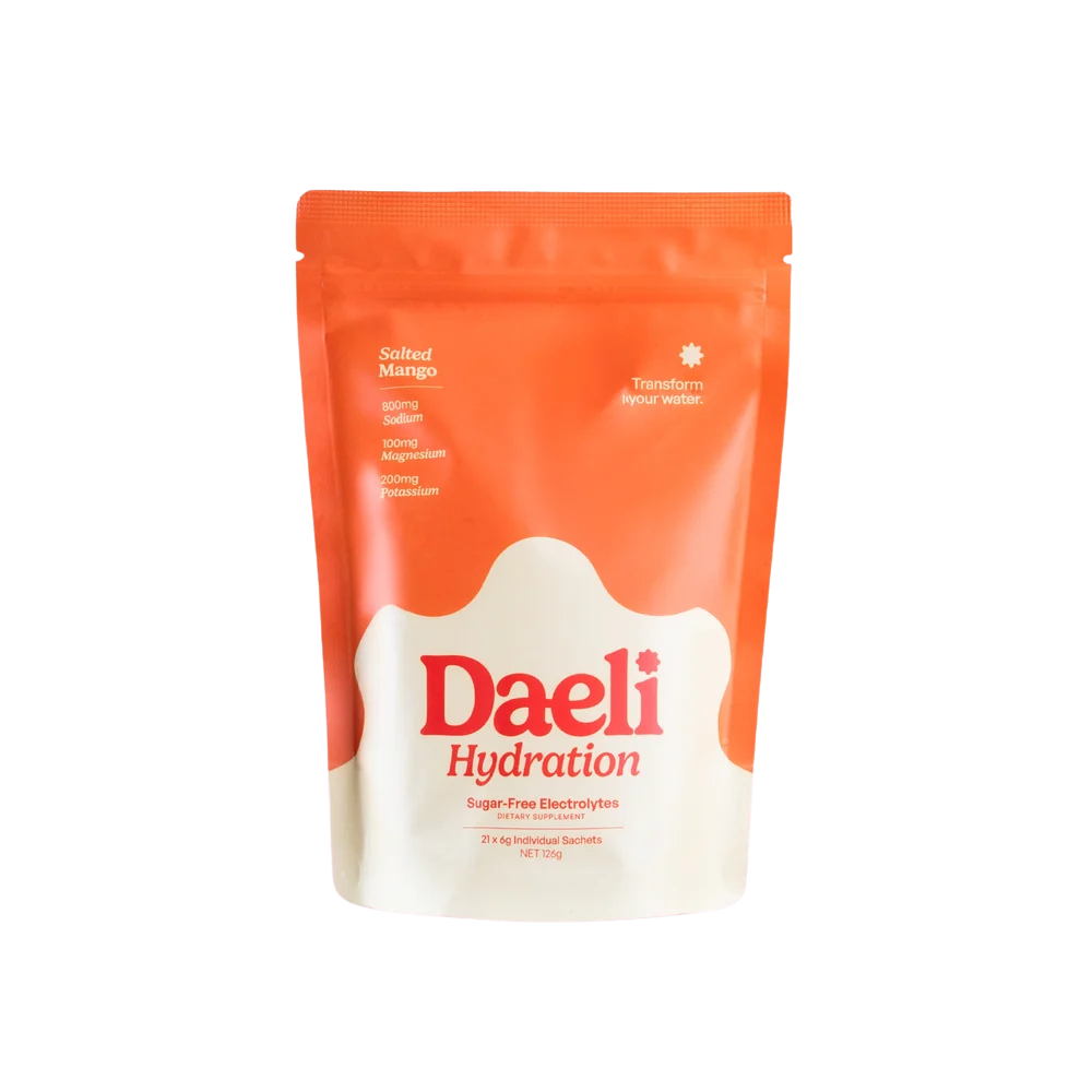 Daeli Hydration - Salted Mango Electrolyte Powder - 21 x 6g Sachets