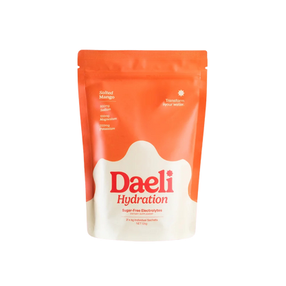 Daeli Hydration - Salted Mango Electrolyte Powder - 21 x 6g Sachets