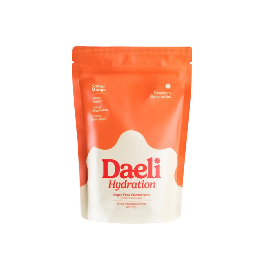 Daeli Hydration - Salted Mango Electrolyte Powder - 21 x 6g Sachets