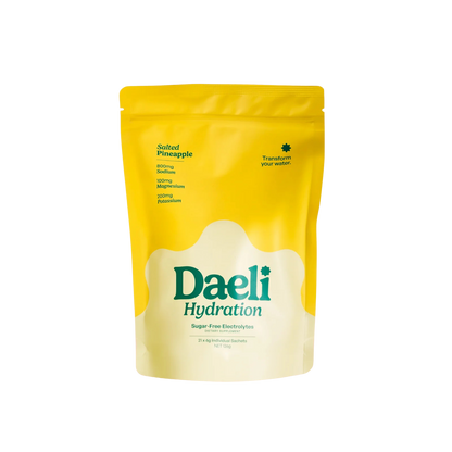 Daeli Hydration - Salted Pineapple Electrolyte Powder - 21 x 6g Sachets