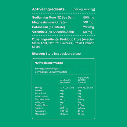 Daeli Hydration - Salted Watermelon Electrolyte Powder - 21 x 6g Sachets