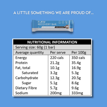 Flow Nutrition - Choc Coconut Recovery Bar