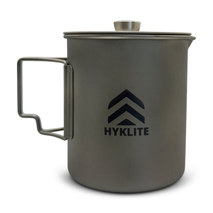 Hyklite - 750ml Titanium Coffee Plunger Pot