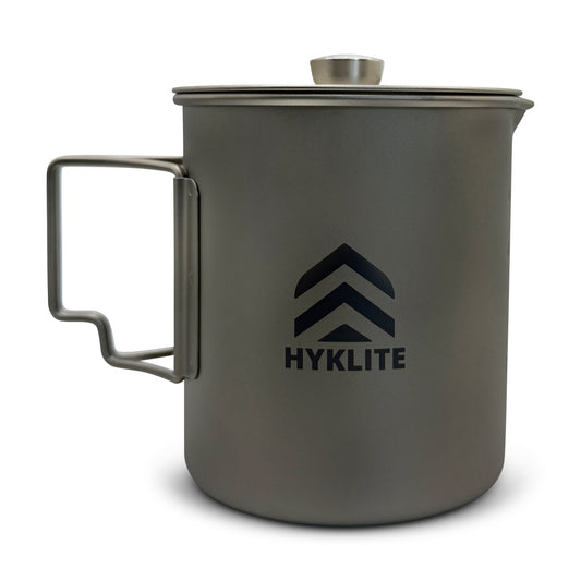 Hyklite - 750ml Titanium Coffee Plunger Pot