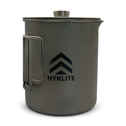 Hyklite - 750ml Titanium Coffee Plunger Pot