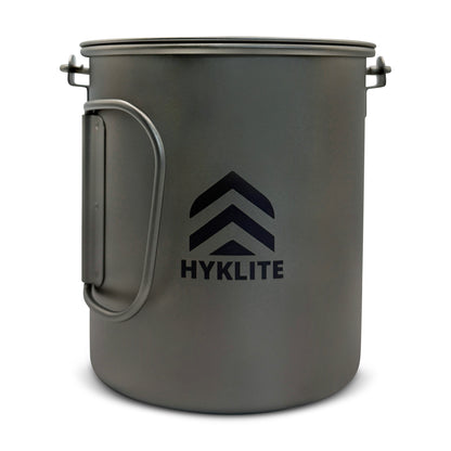 Hyklite - 750ml Titanium Pot with Bail Handle