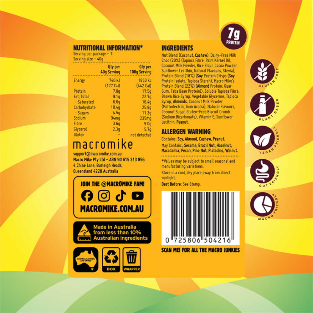 Macro Mike - Golden Gaytime Protein Ball