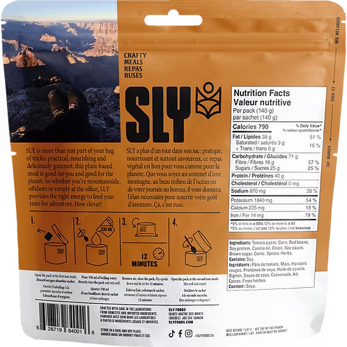 SLY Foods - Vegetable Chili - Single