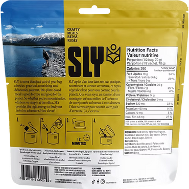 SLY Foods - Lentil Dahl - Double