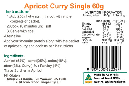 Woodlane Pantry - Apricot Curry - Single
