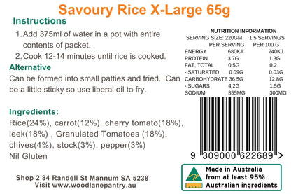 Woodlane Pantry - Savoury Rice - XL Single