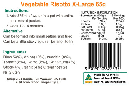 Woodlane Pantry - Vegetable Risotto - XL Single